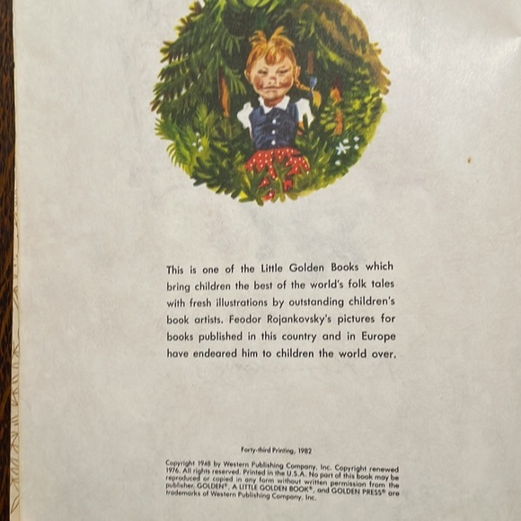 The Three Bears vintage children’s book. Little Golden Book, 1981 - Picture 3 of 8